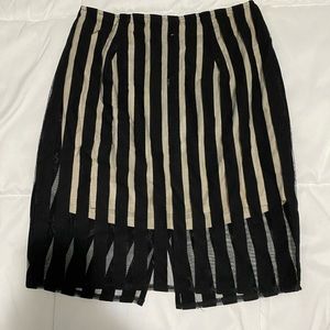 fashionable striped skirt by forever 21